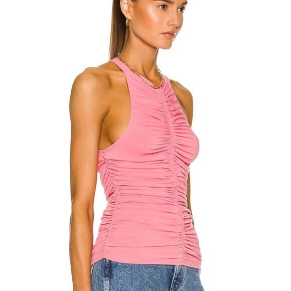 A.L.C Adley Top in Rose Pink Size XS Ruched - Picture 2 of 11